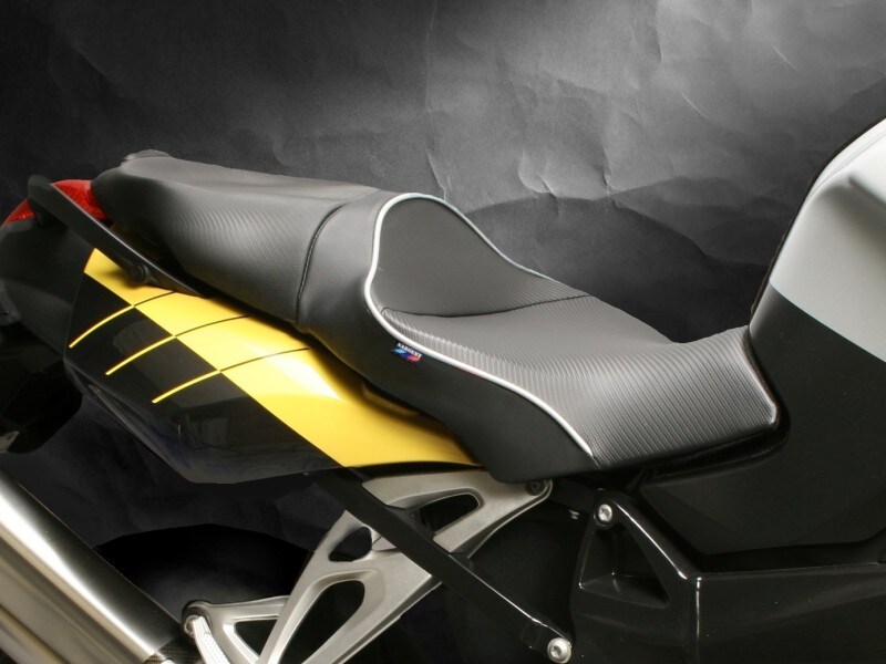 Sargent Seat BMW K1200S K1300S Silver Welt Sargent Cycle Products